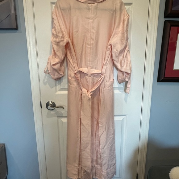RARE Like New Designer CINQ à SEPT Blush Pink Women's Duster Aziza Jacket| XS/S - Picture 7 of 14